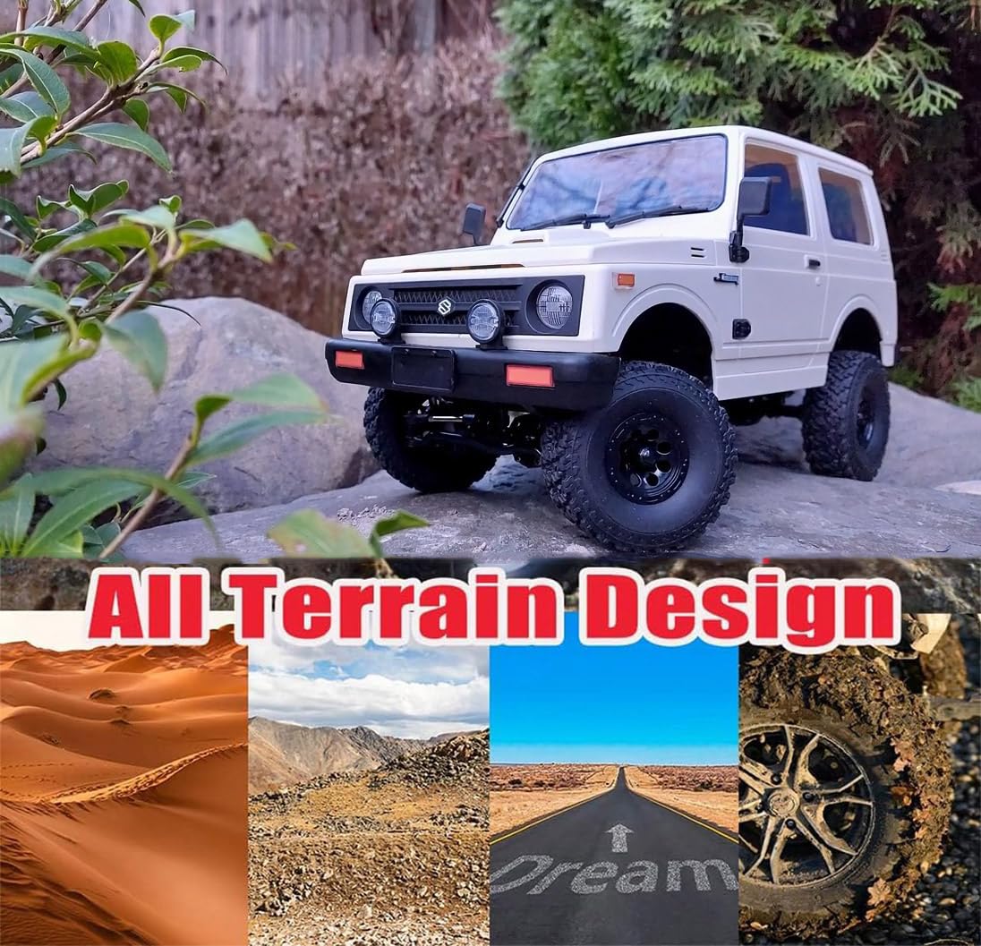 Apawband WPL C74 RC Truck 1/10 RC Crawler RTR Off Road RC Rock Crawler 4x4