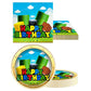 Super Bros Party Tableware, 20 Plates and 20 Napkins and Tablecloth71 '' x 42 ''Super Bros Birthday Party Decorate Supplies