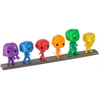 Funko POP! Artist Series: Marvel Infinity Saga - Avengers with Base (6 Pack) Amazon Exclusive, Multicolor, (57619)