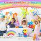 100 Pcs 260 Balloons Kit with Pump - Kids Premium Latex Twisting Long Balloons to Make Animals Flowers, Fun Rainbow Balloons for Party Boys Girls