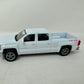 NewRay Toys 1:43 Chevy Silverado Pick Up Truck with Trailer and Dirt Bike