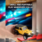 OBIOCKIDAY 1/36 RC Off-Road Car, 2.4G 4WD Full-Proportional Remote Control Climbing Car with LED Lights, Pickup RC Truck Mini-Van, Crawler Climber