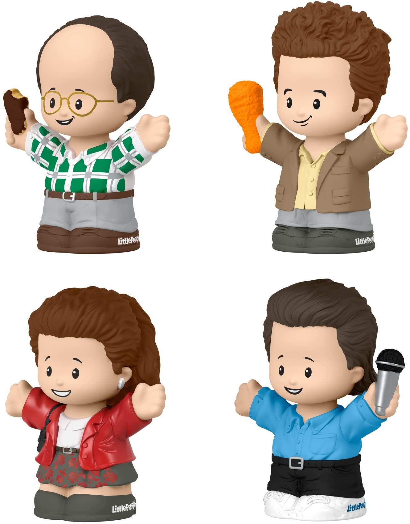 Little People Collector Seinfeld TV Series Special Edition Set in Display Gift Box for Adults & Fans, 4 Figures