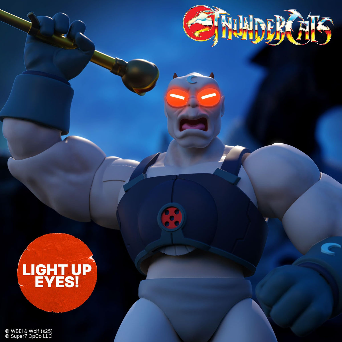 Super7 ULTIMATES! Thundercats Red Eye - 7" Thundercats Action Figure with Accessories - Classic Cartoon Collectibles and Retro Toys