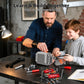 LPPROTECTOR V8 Engine Model Kit That Runs, Build Your Own STEM Mini Engine Kit with Motor and Sound, 478PCS Educational Car Building Toy for Adults