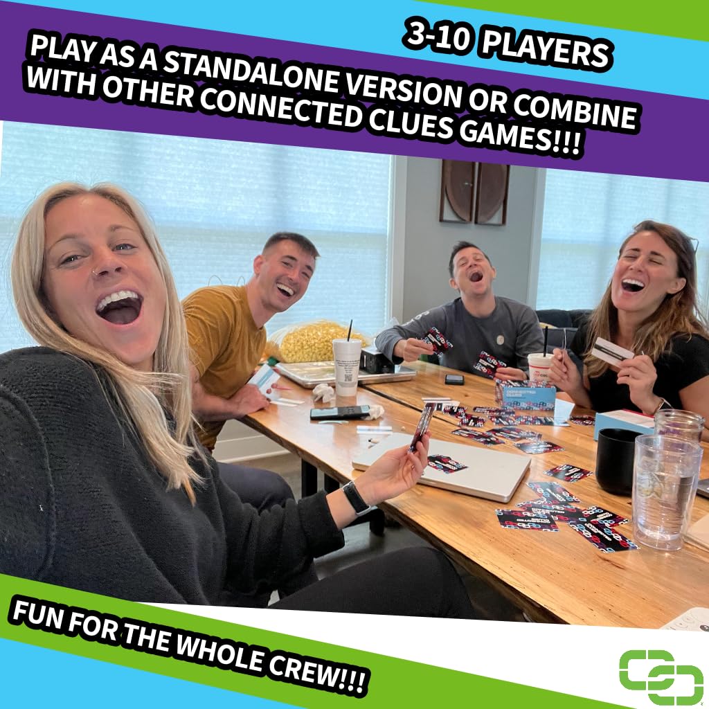 Connected Clues Uncensored - A Party Game for Clever Friends | Phrase Guessing Fun Based on The Popular Before and After Game Show Category | Play