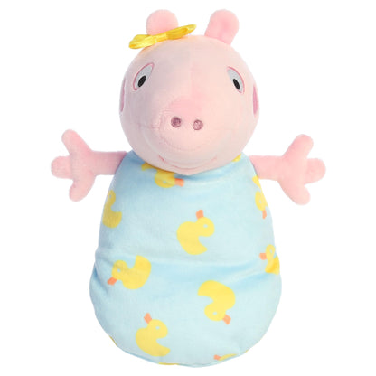 Aurora Peppa Pig 6" Baby Evie in Swaddle Playful Plush