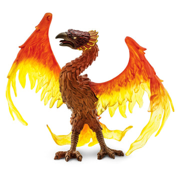 Safari Ltd. Phoenix Figurine - 7" Fiery Bird Model Figure - Mythical Toy for Boys, Girls, and Kids Age 3+