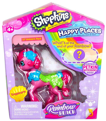 Shopkins Happy Places Rainbow Beach Lil' Pony-Tropicorn