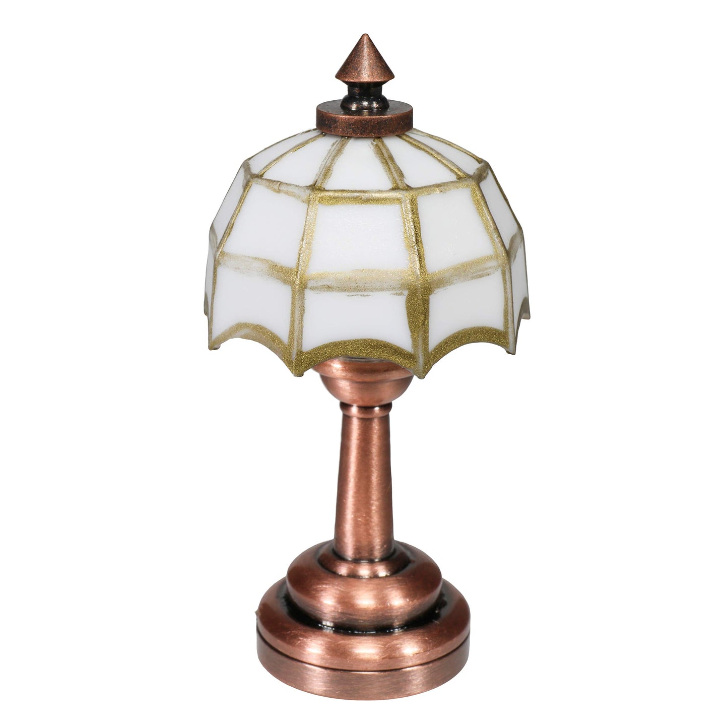 Mini Dollhouse Table Accent lamp, LED Miniature Lighting for Dolls House Decor, Battery Operated Functional Light Accessories