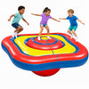 Playland 7.5 FT Inflatable Balance Platform for Kids - Bullseye Wobble Bounce Pad, Outdoor Play Toy for Backyard, Supports 300 lbs, Up to 3 Kids