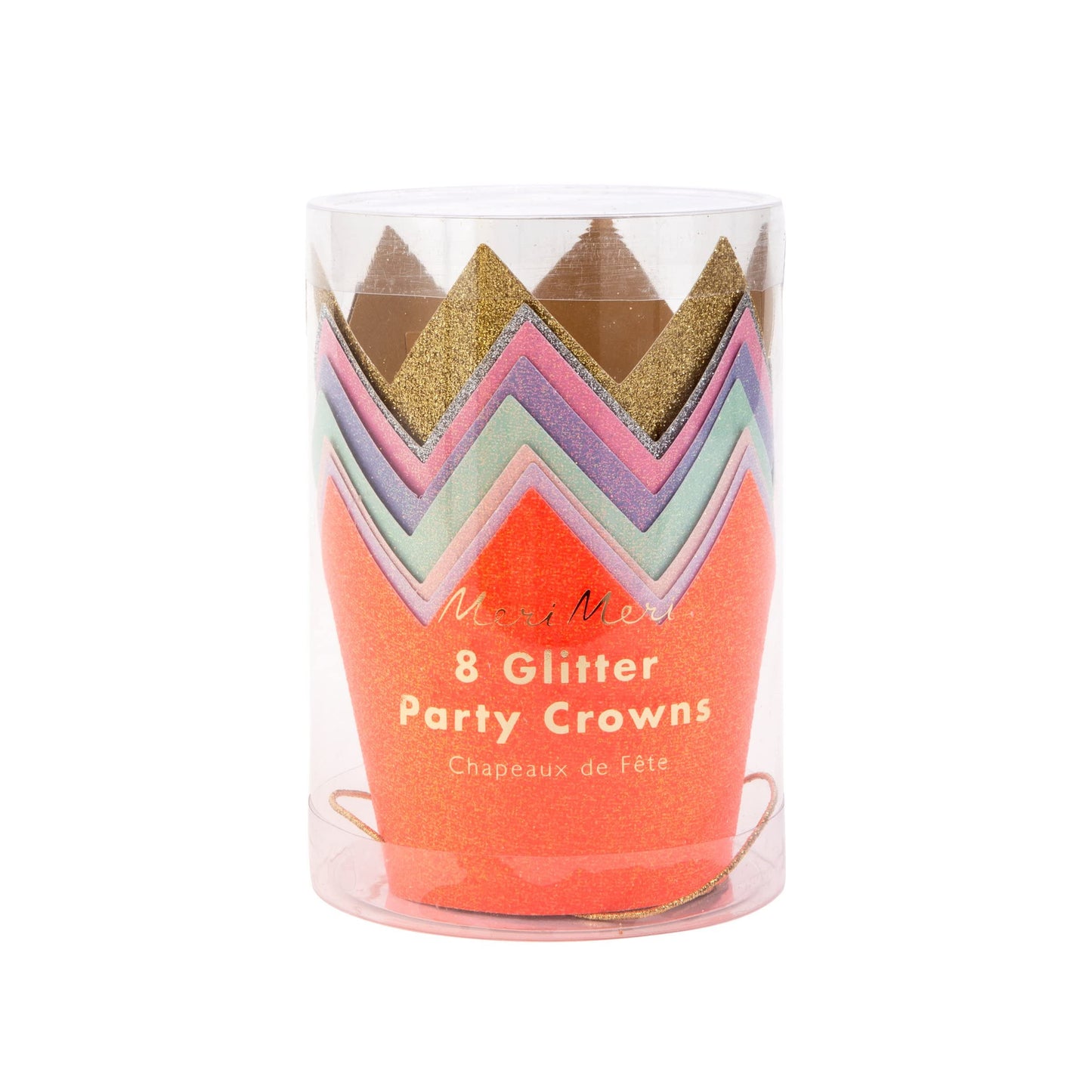 Meri Meri Mini Glitter Party Crowns (Pack of 8)