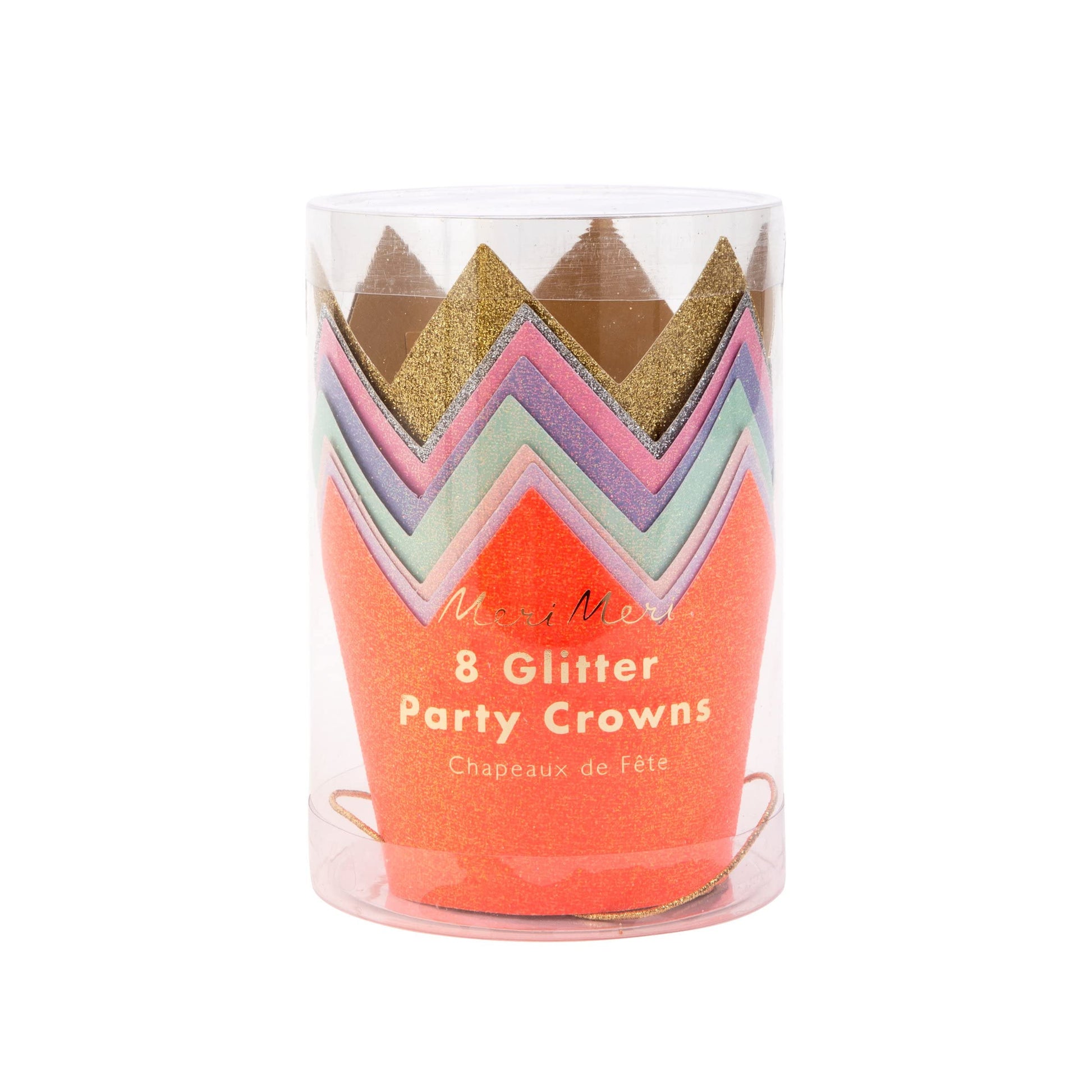 Meri Meri Mini Glitter Party Crowns (Pack of 8)