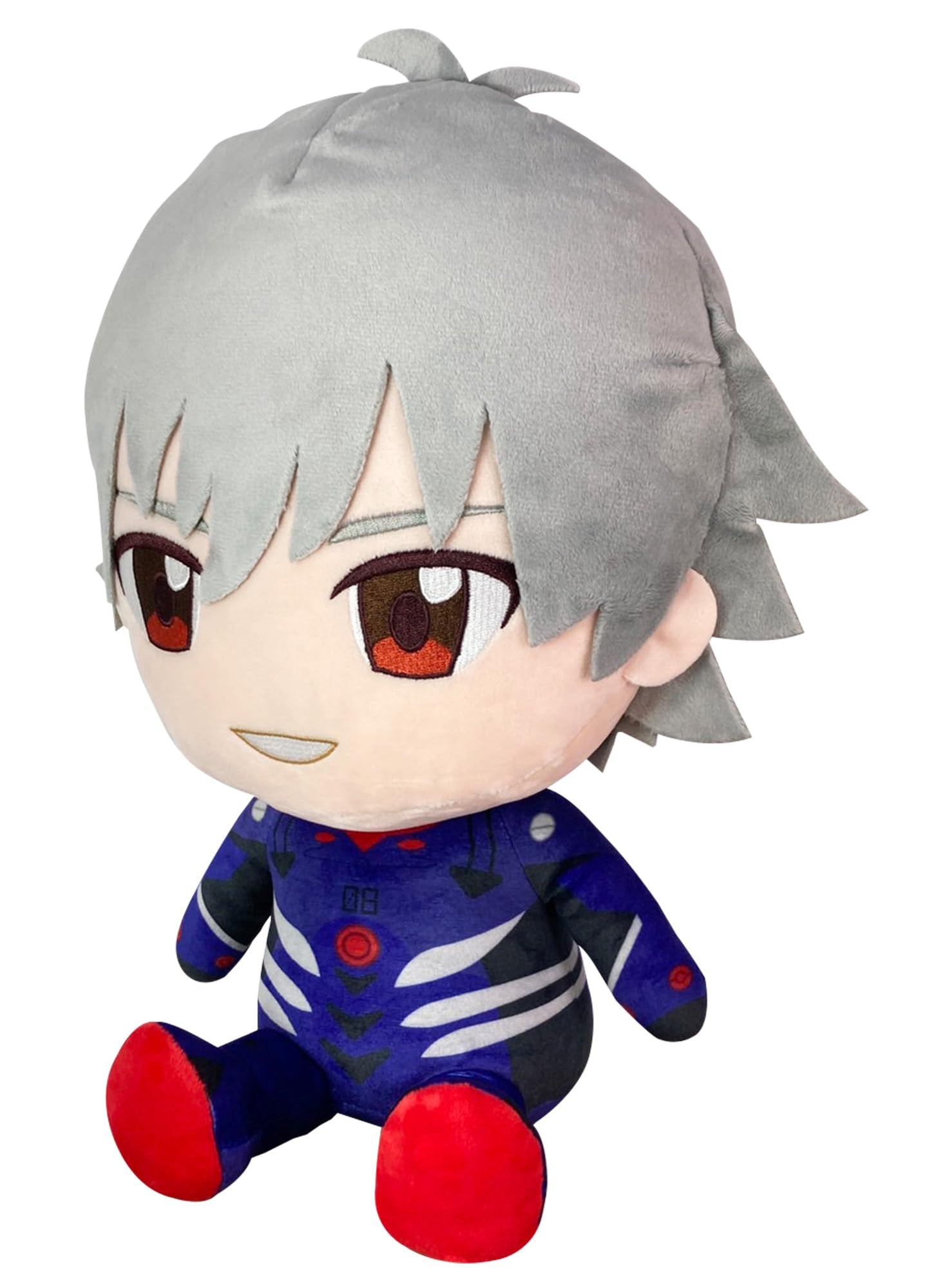 Great Eastern Entertainment Evangelion New Movie - Kaworu Nagisa Plug Suit Sitting Plush 12" H