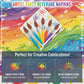 Fun Express - Artist Party Beverage Napkins for Birthday - Party Supplies - Print Tableware - Print Napkins - Birthday - 16 Pieces
