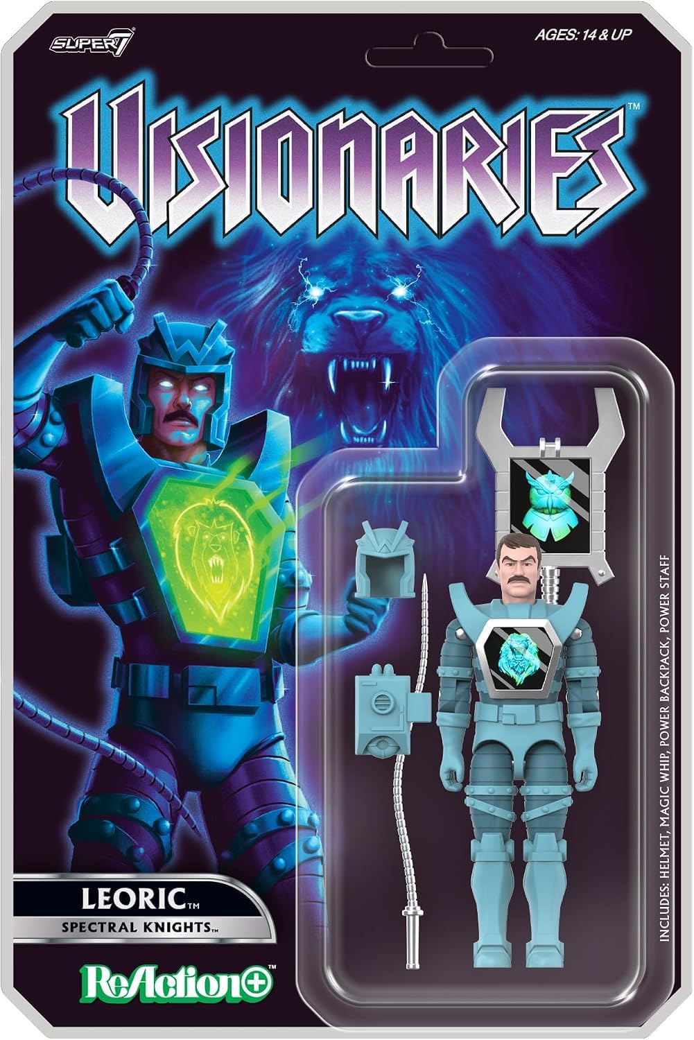 Super7 Visionaries Reaction+ Wave 01 - Leoric Action Figure