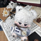 niannyyhouse 20cm Doll Clothes Coat Vest Accessories Hanbok Sets 8in Plush Doll Dress Up (Black)