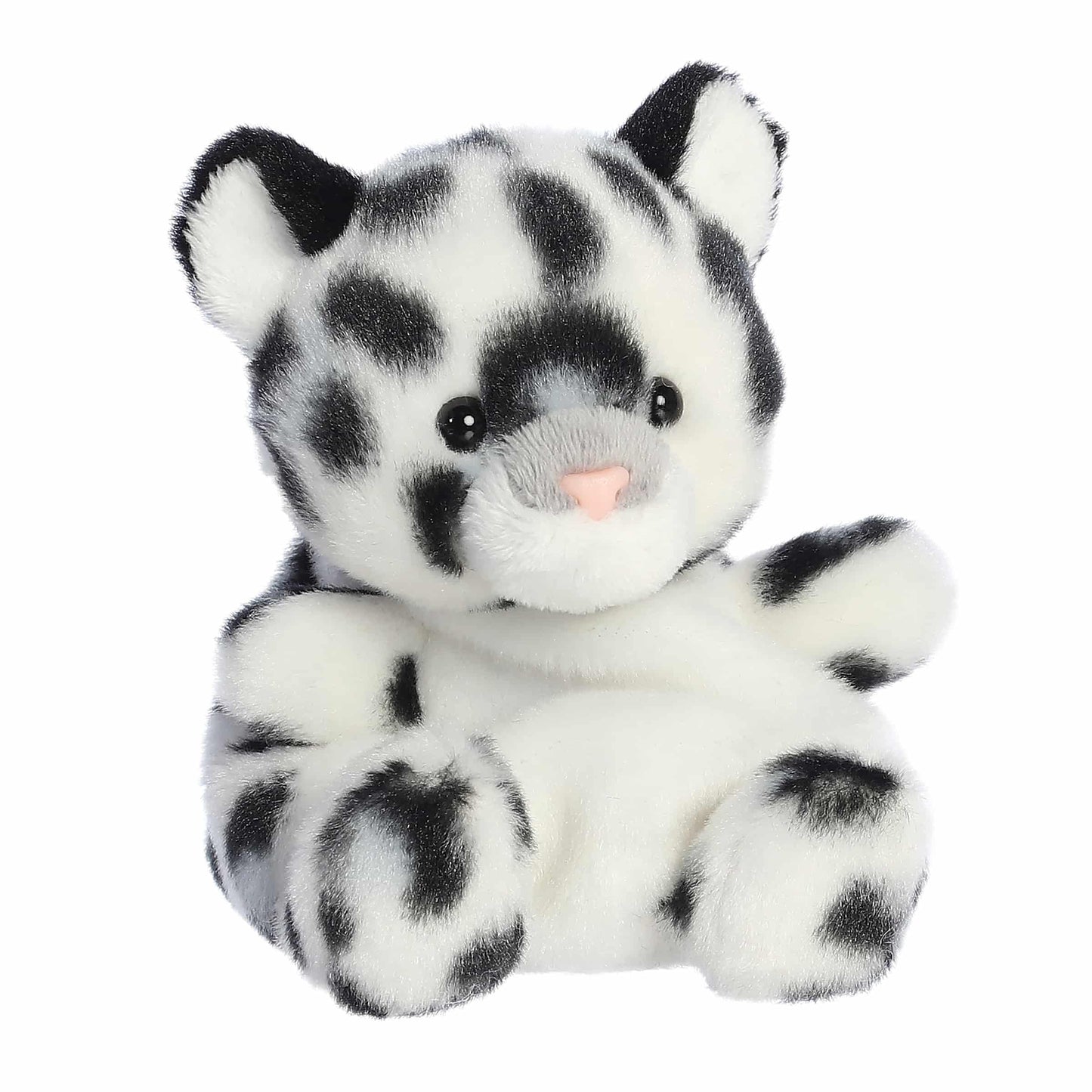 Aurora® Adorable Palm Pals™ Kaia Snow Leopard™ Stuffed Animal - Fun Collectible Plush for Kids and Adult Collectors - Perfect for Decorating Rooms
