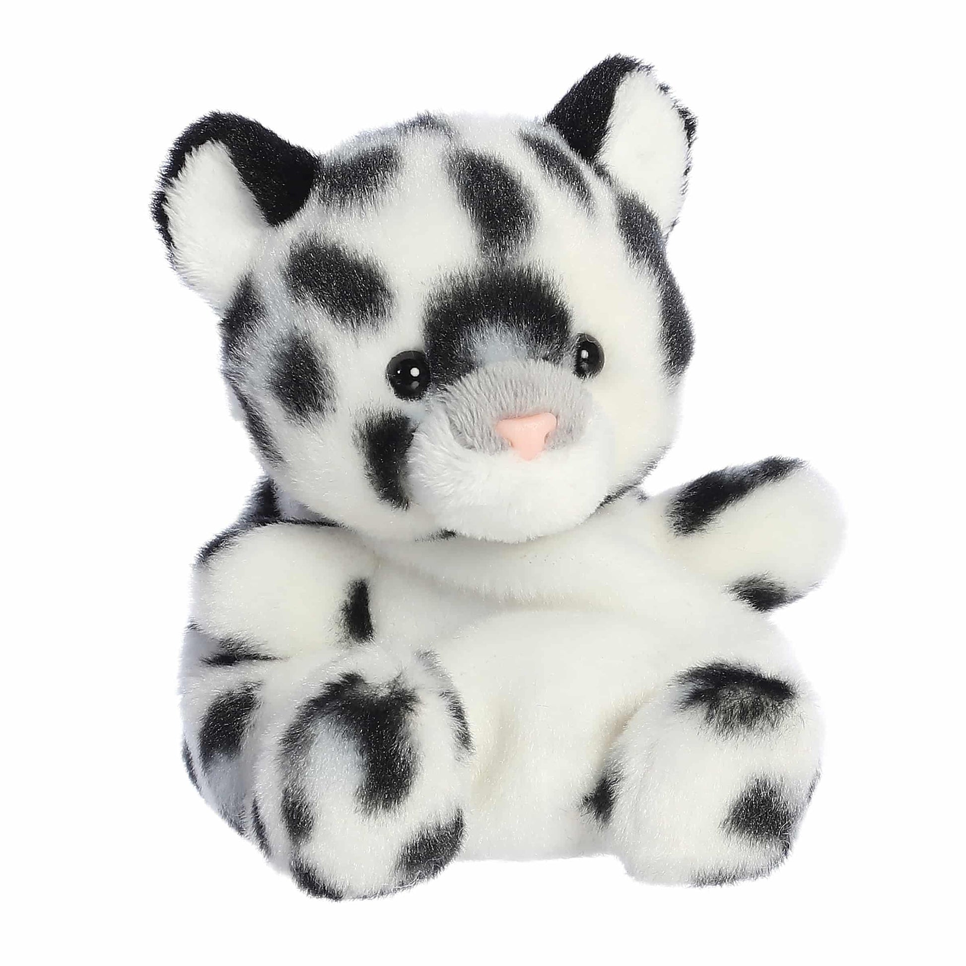 Aurora® Adorable Palm Pals™ Kaia Snow Leopard™ Stuffed Animal - Fun Collectible Plush for Kids and Adult Collectors - Perfect for Decorating Rooms