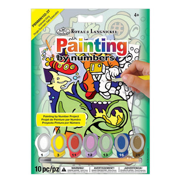 Royal & Langnickel Junior Mini Paint By Number Kit: 5x7 Underwater Diving/My First