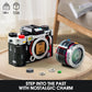 Vziimo Retro Camera Building Set for Adults, Vintage Camera Model Kit, Creative Gifts for Adults, Teens Age 14+, Photography Fans and Vintage