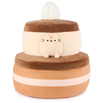 GUND Pusheen Chocolate Cake Squisheen 11-Inch Squishy Plush Toy; Ages 8+
