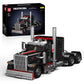 Mould King 10037 Semi Truck Building Set, Flatbed Truck Toy with 10 Wheels, Collectible Car Model to Build and Display, Creative Gift for Adult (1797