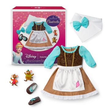 American Girl, Disney, Princess Cinderella, Day Dress, Friends Figurines, & Accessories, 18-inch Doll Clothing, Ages 6+