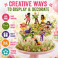 Safari Ltd. Friendly Fairies Super TOOB - 10 Adorable Fairy Figurines - Detailed Hand-Painted Toy Figures For Boys, Girls & Kids Ages 3+