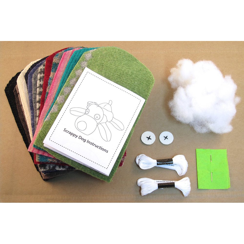 Cate & Levi - Stuffed Animal Making Kit - Unique Child Gift - Machine Washable (Dog)