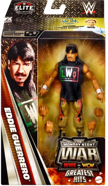WWE Eddie Guerrero Mattel Elite Collection Monday Night War v WCW Greatest Hits Series 3 Wrestling Action Figure Toy