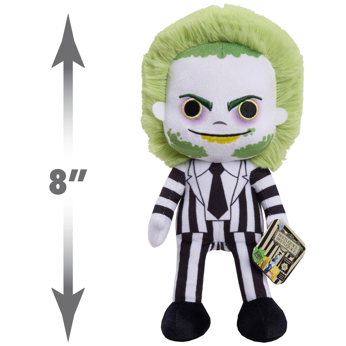 Just Play Beetlejuice Small Plush Beetlejuice, Kids Toys for Ages 3 Up
