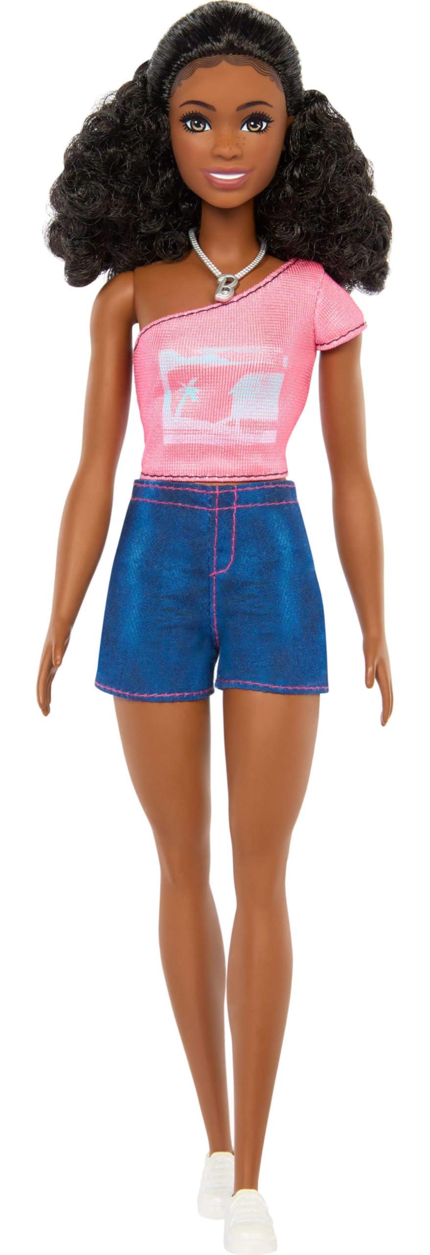 Barbie Mysteries: Beach Detectives, Barbie Brooklyn Fashion Doll Dressed in Detachable Signature routfit with Accessories Such as Necklace, JFV64