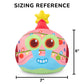 TeeTurtle Reversible Spongebob Squarepants Holiday Gary 6 -Inch Cupcake Two-Sided Flip Plush Toy with Embroidered Details - Cute Mini Collectible