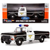 Motormax All Star Toys Exclusive 1979 Ford F-150 Sheriff Pickup Classic F150 Police Pick Up Truck 1:24 Diecast Collectible Model Car Black 76986
