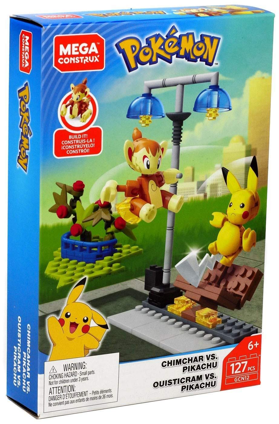 Mega Construx Pokémon Chimchar Vs. Pikachu