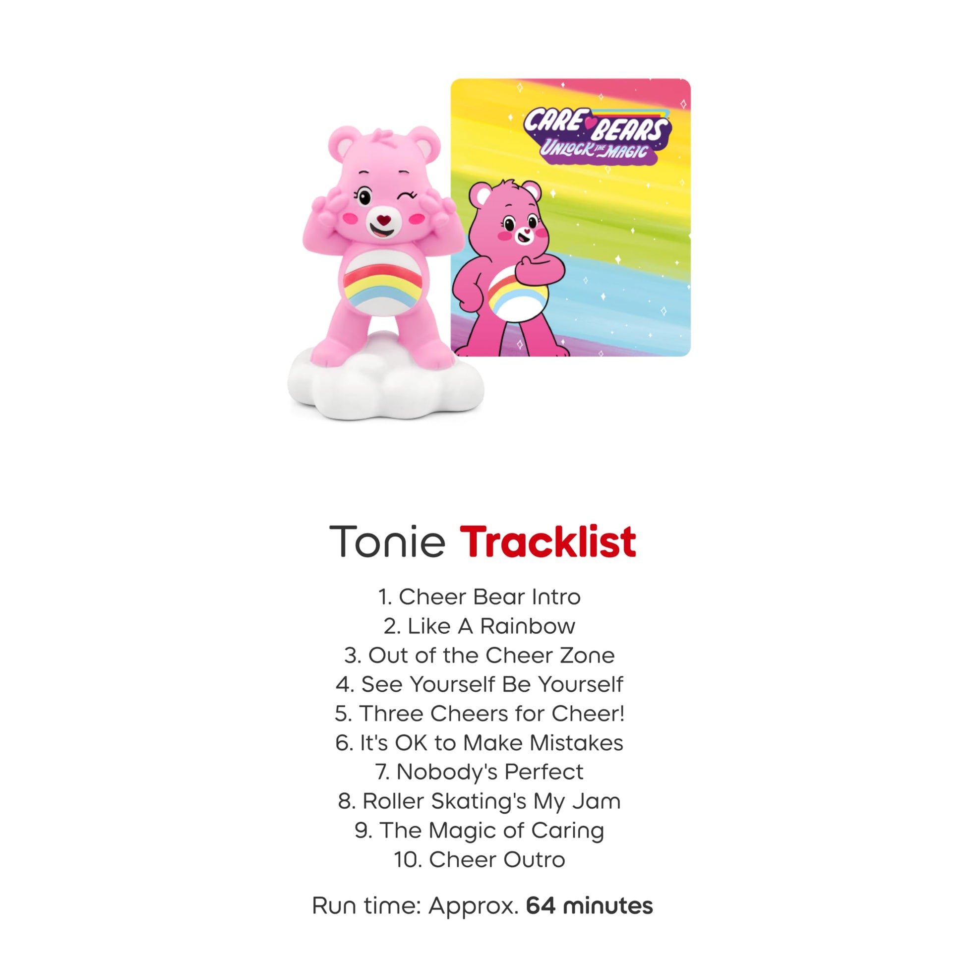 Tonies Cheer Bear Audio Toy Figurine from Care Bears