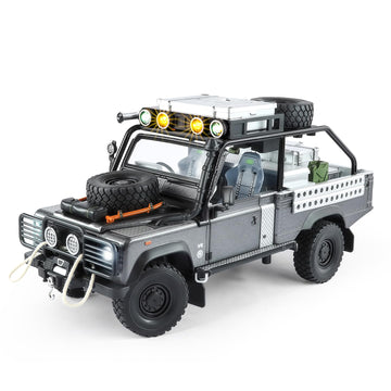 1/24 Scale Diecast Cars for Defender 110 Off-Road Pickup Truck Model Toy