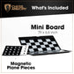 Chess Armory Pocket Chess Set - Portable Mini Chess Set for Adults and Youth - Mini Chess Board to Take Anywhere for an Unforgettable, Mind-Sharpening