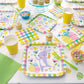 Colorful Plaid Easter Rectangular Plastic Table Cover | 54" x 84" | 1 Pc
