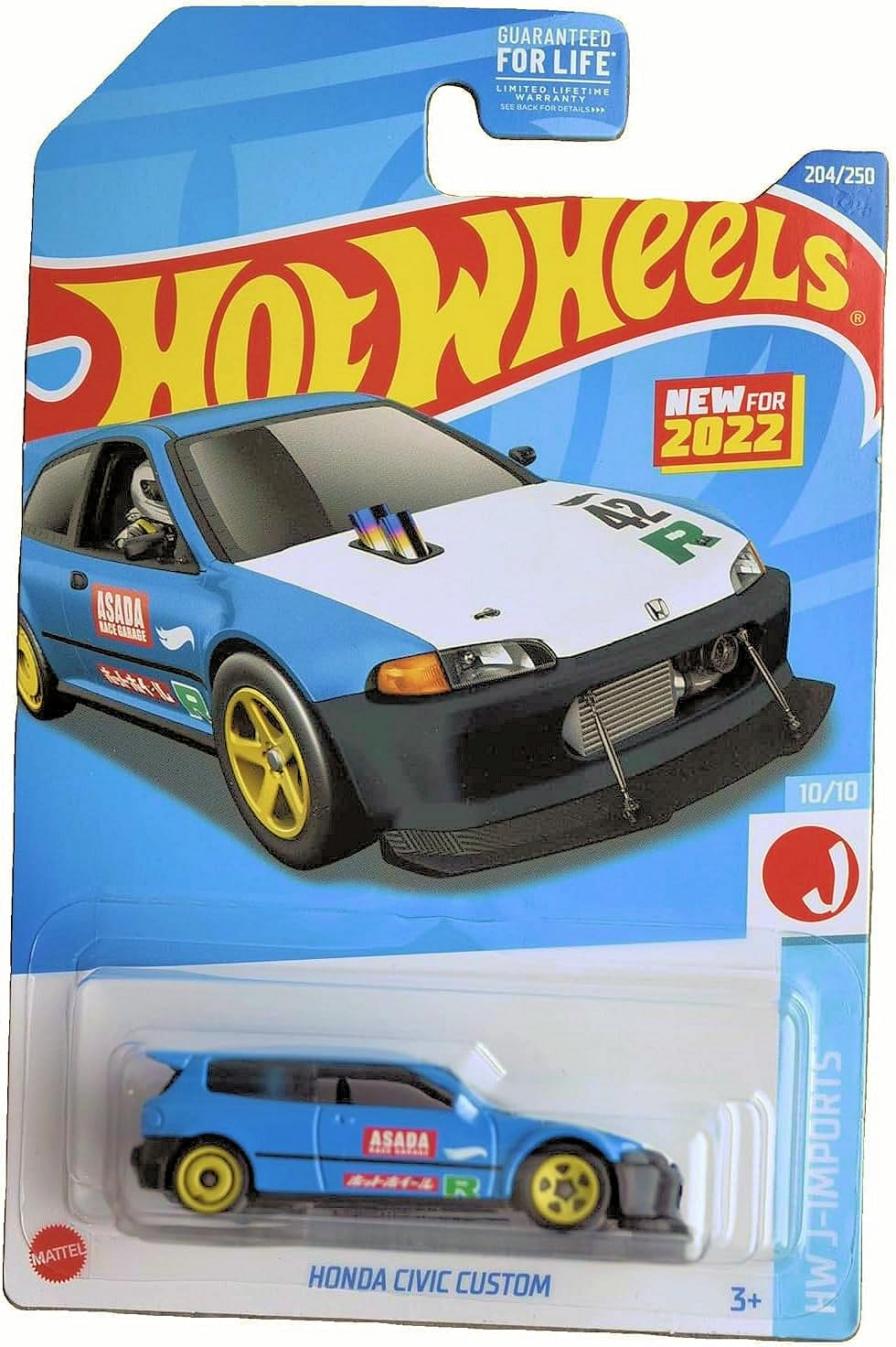 Hot Wheels 2022 Import Tuner Die?Cast 5?Pack (L2593?977M) | Toyota Supra, Honda Civic Custom, Mazda RX?7, Honda S2000 & Nissan Intelligent Mobility |
