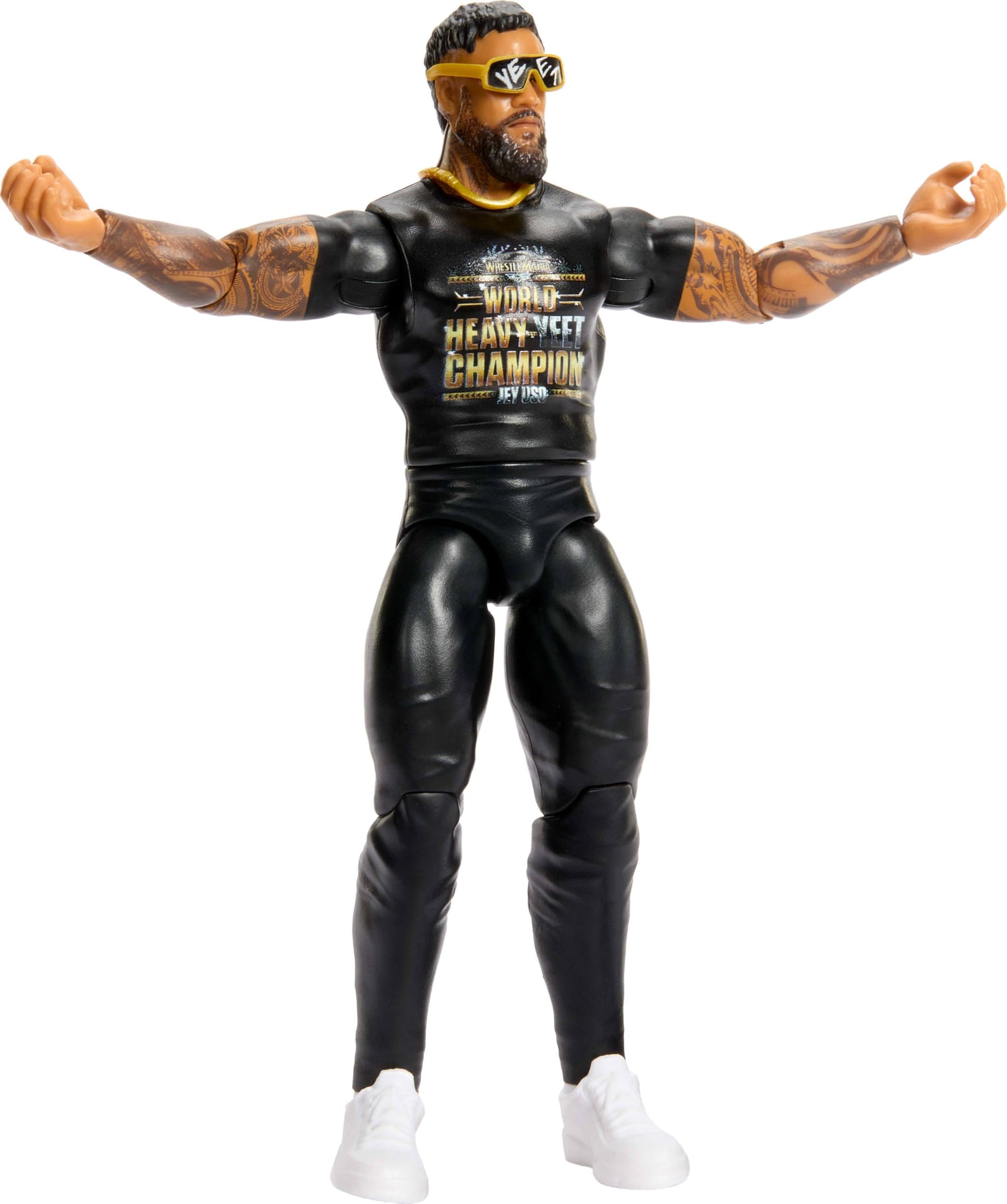 Mattel WWE Jey USO Play & Display Action Figure