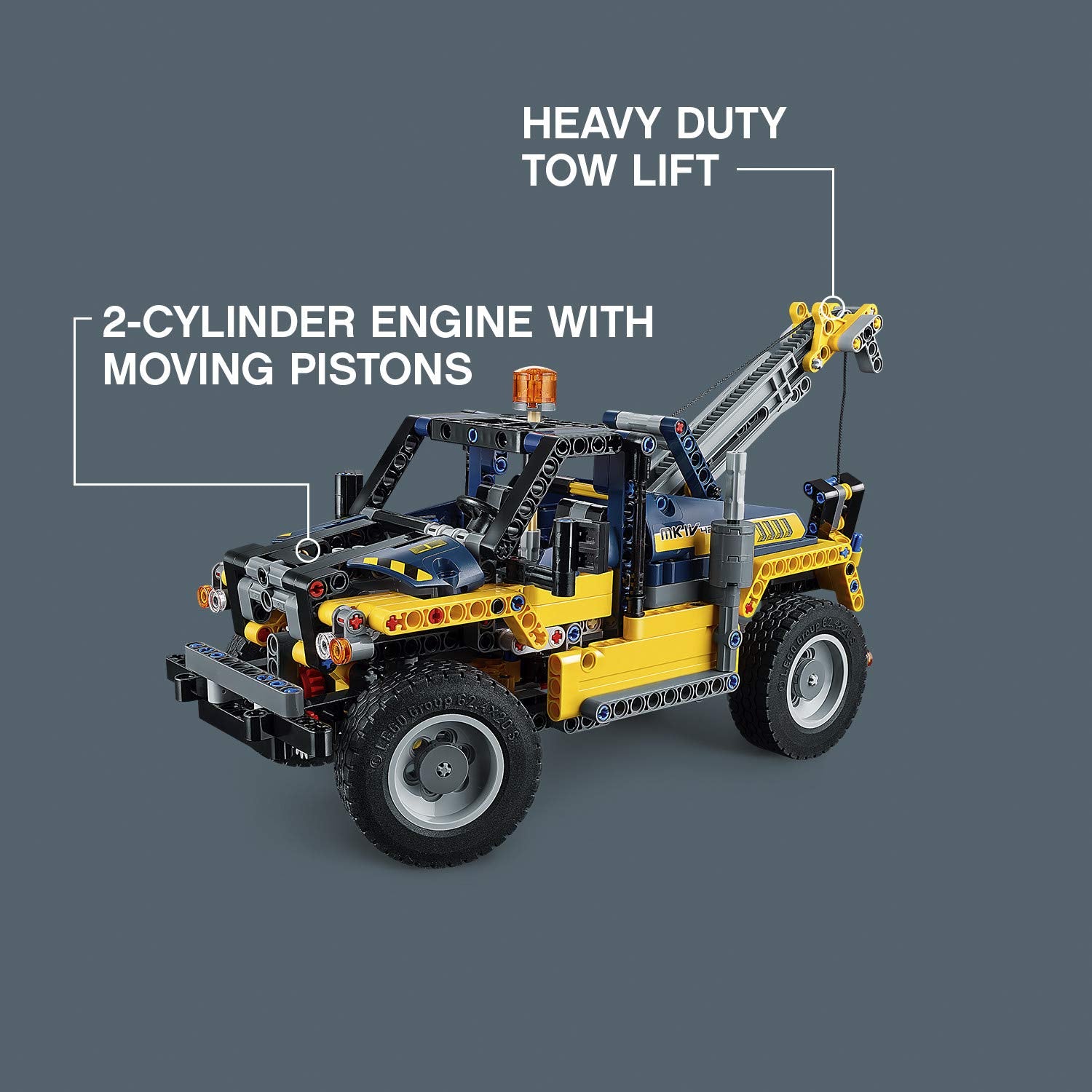 LEGO Technic Heavy Duty Forklift 42079 Building Kit (592 Pieces)