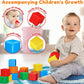 Kocici Magnetic Blocks, 40PCS Rainbow Magnetic Building Blocks for Kids Ages 3 4 5 6 Year Old, Autism Montessori Sensory Magnet Cubes, STEM Learning