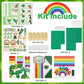 FATSTORE Leprechaun Trap Kit for Kids, St. Patrick's Day Decorations DIY Craft, Catch a Leprechaun Trap Kit, St. Patrick’s Day Party Supplies, Fun