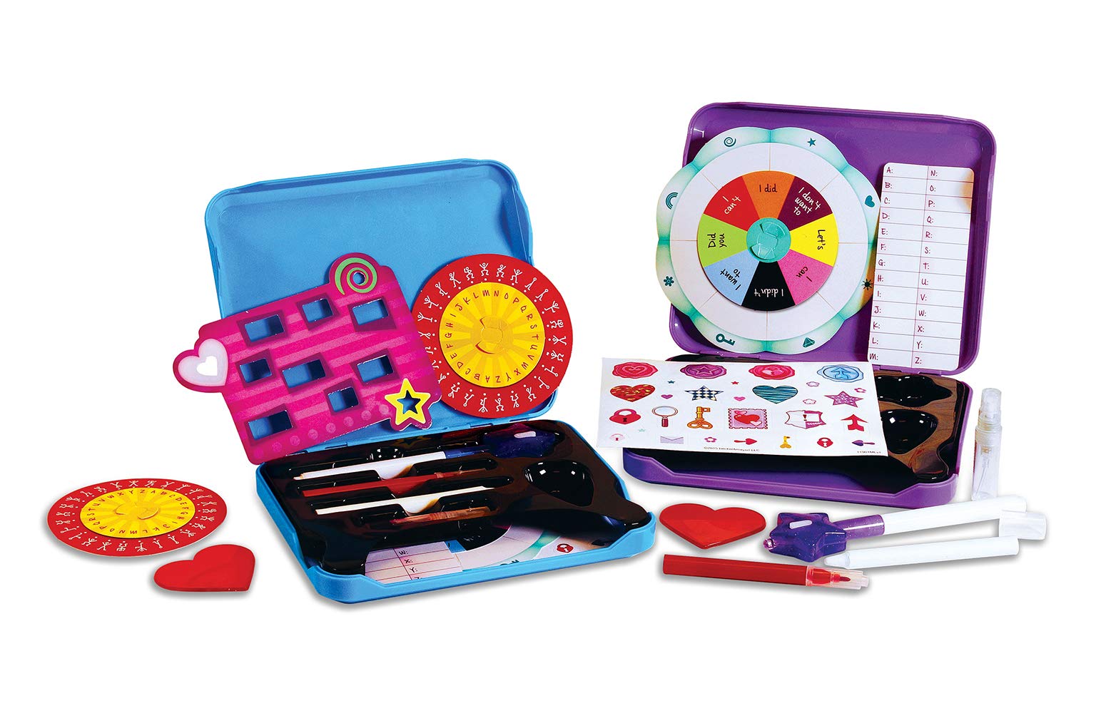 SMARTLAB Toys Girls Only! Secret Message Lab with 25 Hidden Message Science Activities