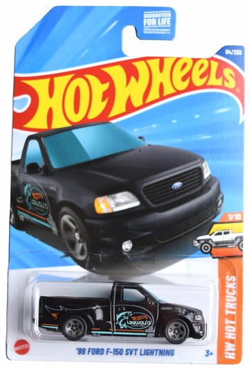 Hot Wheels '99 Ford F-150 SVT Lightning, HW Hot Trucks 7/10 [Black] 94/250