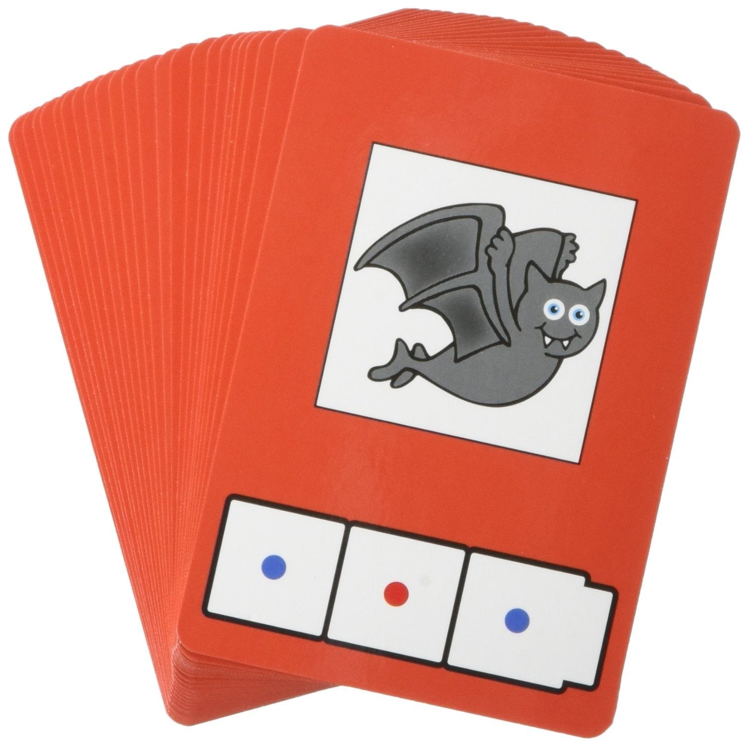 Didax Educational Resources C-V-C Word Building Cards, Multicolored, 0.5 H x 3.0 L x 4.0 W, (2-819)