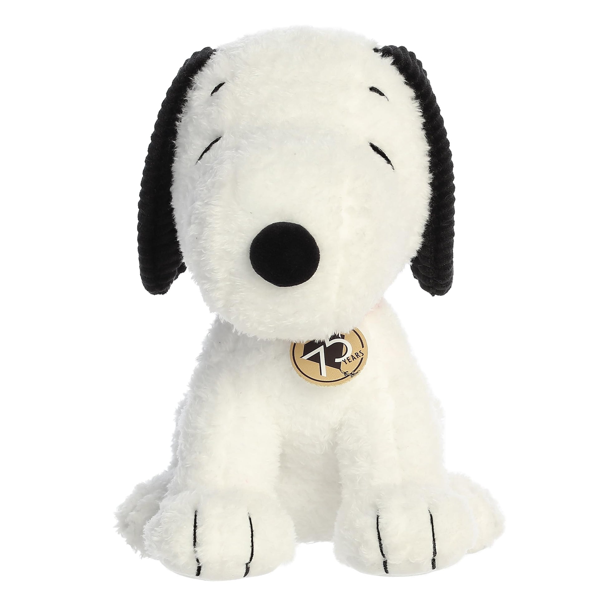 Aurora® Adorable Peanuts® 75th Anniversary Limited Edition Snoopy™ Stuffed Animal - Officially Licensed Toys for All Snoopy Fans - Nostalgic Gift