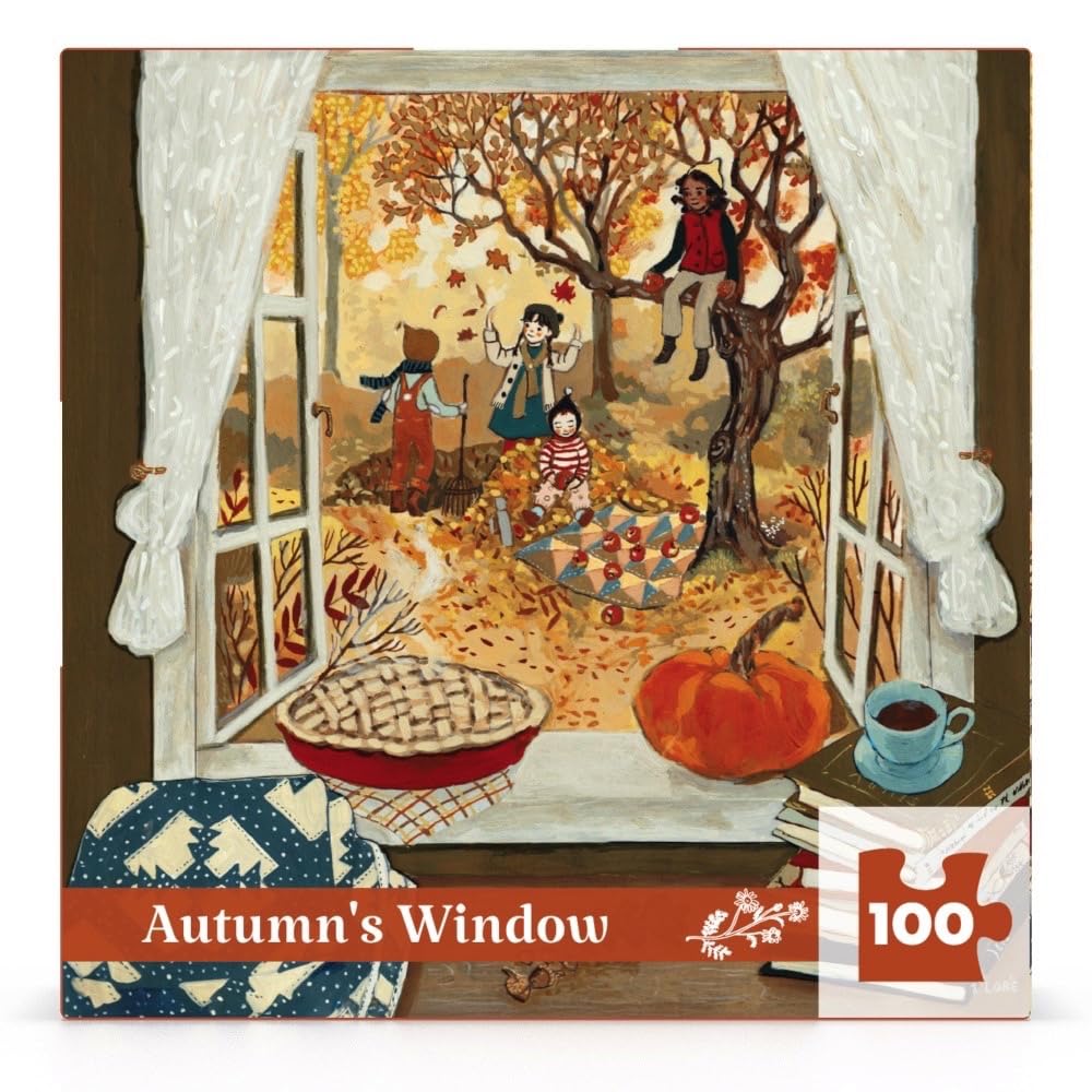 New York Puzzle Company - Loré Pemberton Moon Garden Mini - 100 Piece Jigsaw Puzzle for Family Game Nights by Loré Pemberton
